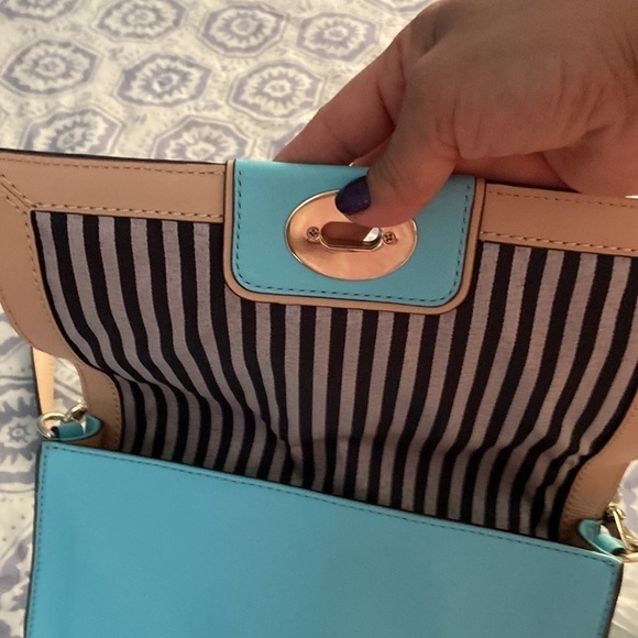 Kate Spade tiffany blue purse - Picture 5 of 11